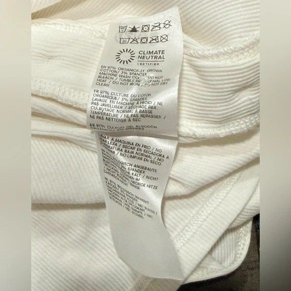 🛍️ Reformation Hudson Knit Tank Top – White, Size M - Picture 8 of 8